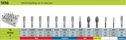 Kit Inlay/Onlay Paulo Kano 1416