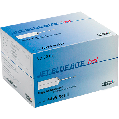 Jet Blue Bite: Material de Impresion para el Registro de Mordida (4 x 50ml)